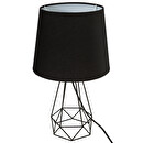 Wired Lamp "Moca" Black metal, H.35 cm Black 2