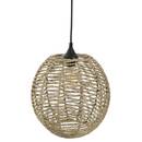 Pendant Light "Rana" Rattan, D.33 cm Natural wood