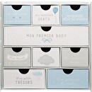 Newborn Gift Set "Kingdom of Memories" 22x22 cm Grey