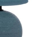 Ceramic Lamp "Timéo" Blue striped, H.25 cm Blue stripe