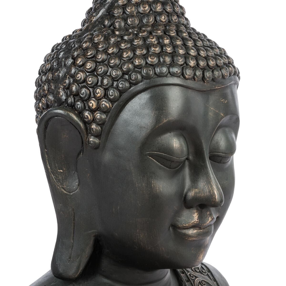 "Buddha" Statue Black, H.113 cm Black
