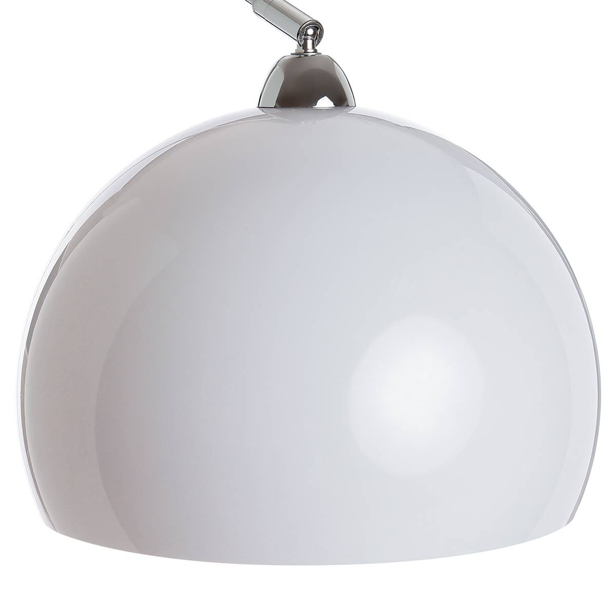 Arc Floor Lamp "Geda" Marble, White, H.185 cm White