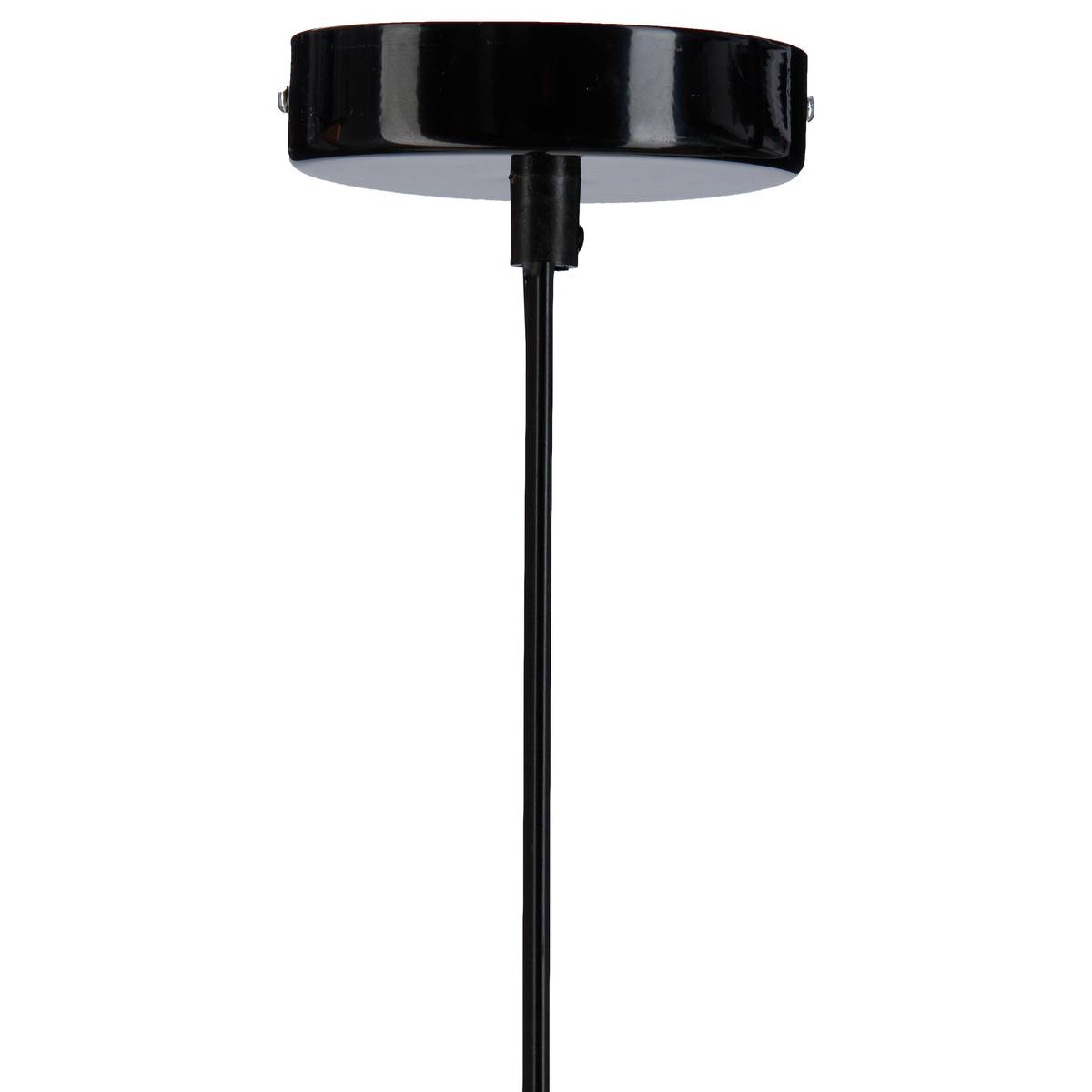 Wire Suspension "Nut" Black metal, D.23 cm Black
