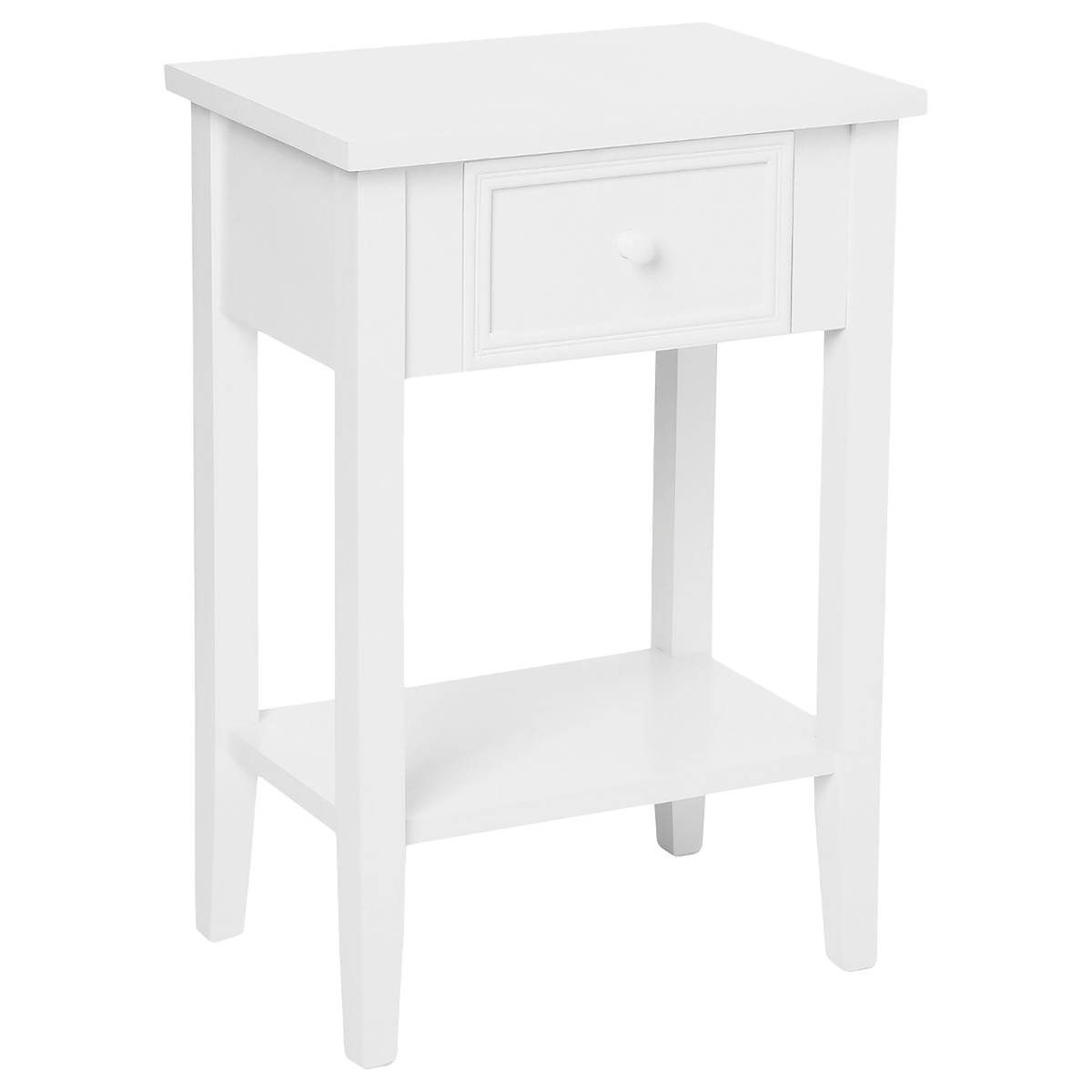 Bedside Table "Charm" White, H.67 cm White