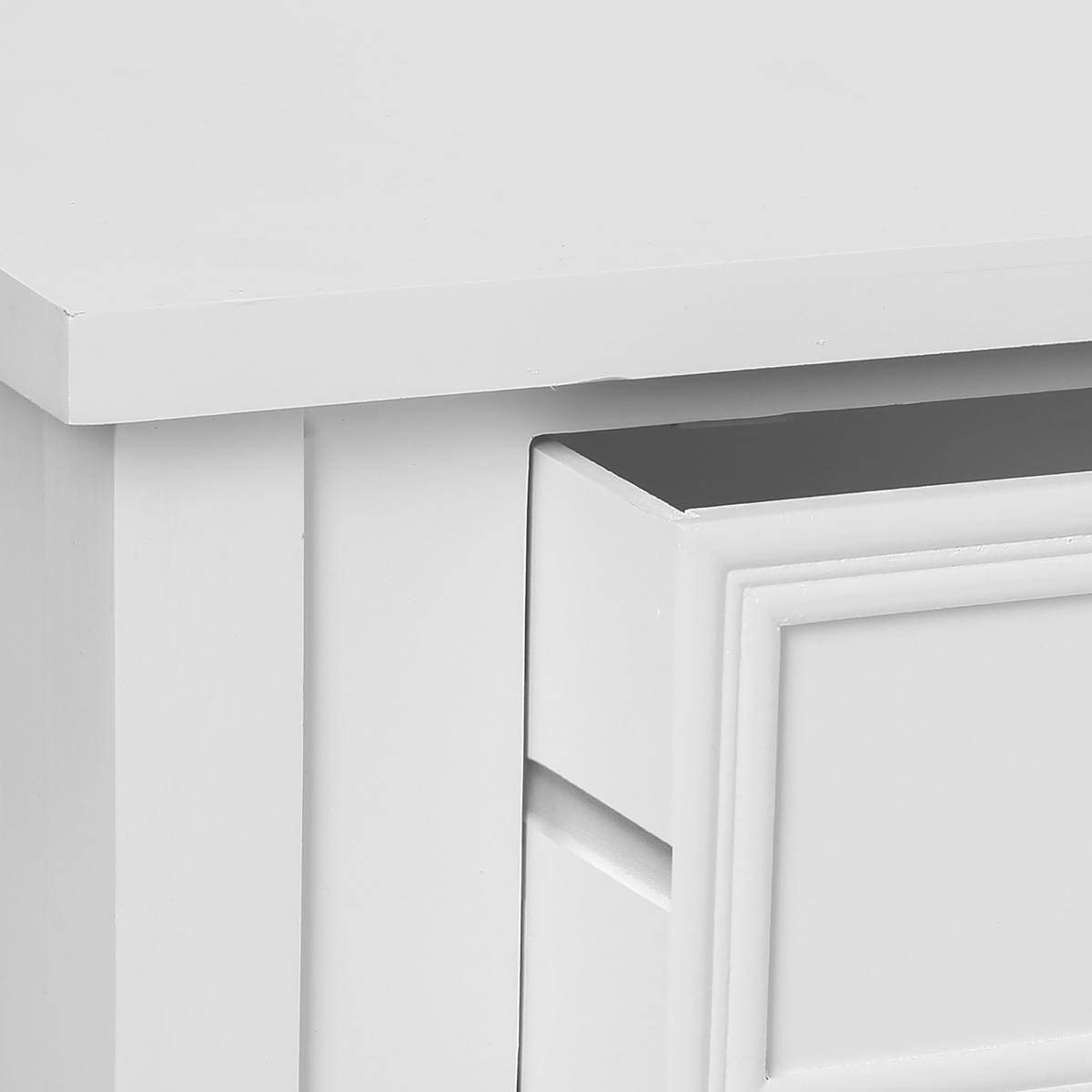Bedside Table "Charm" White, H.67 cm White