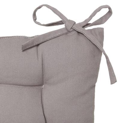 Chair cushion "anjali" gray, 38x38 cm