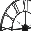 Clock "Andras" metal Black, D.70 cm Black