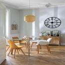 Clock "Andras" metal Black, D.70 cm Black