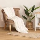 "Bouclette" Faux Fur Throw White, 180x230 cm White