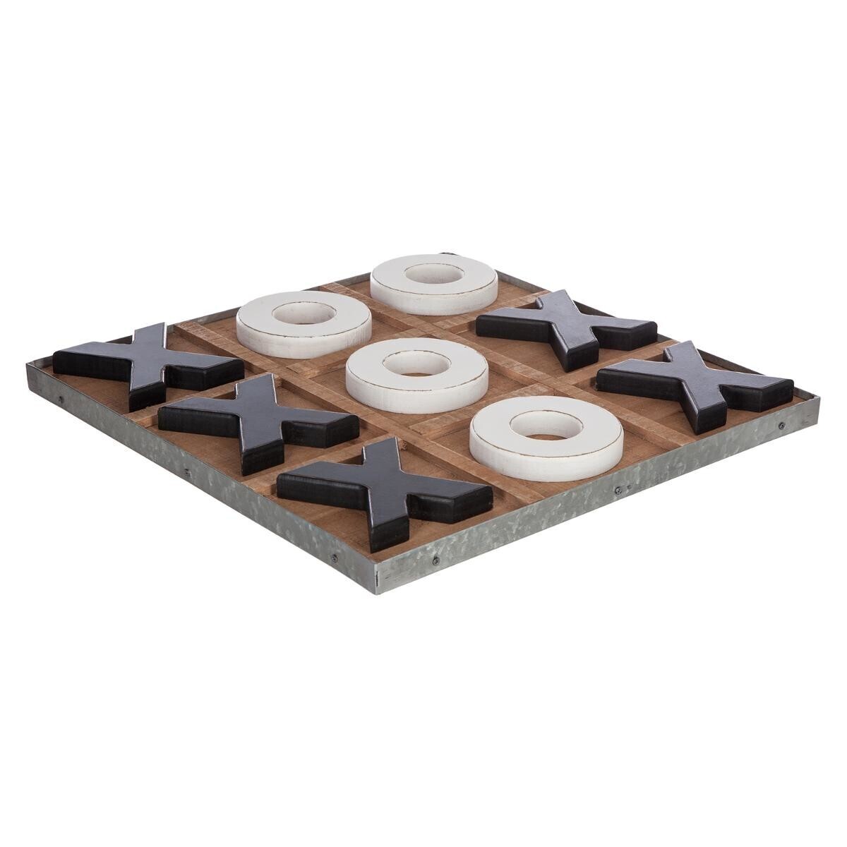 Wooden Tic-Tac-Toe Game 35x35 cm Multicolored