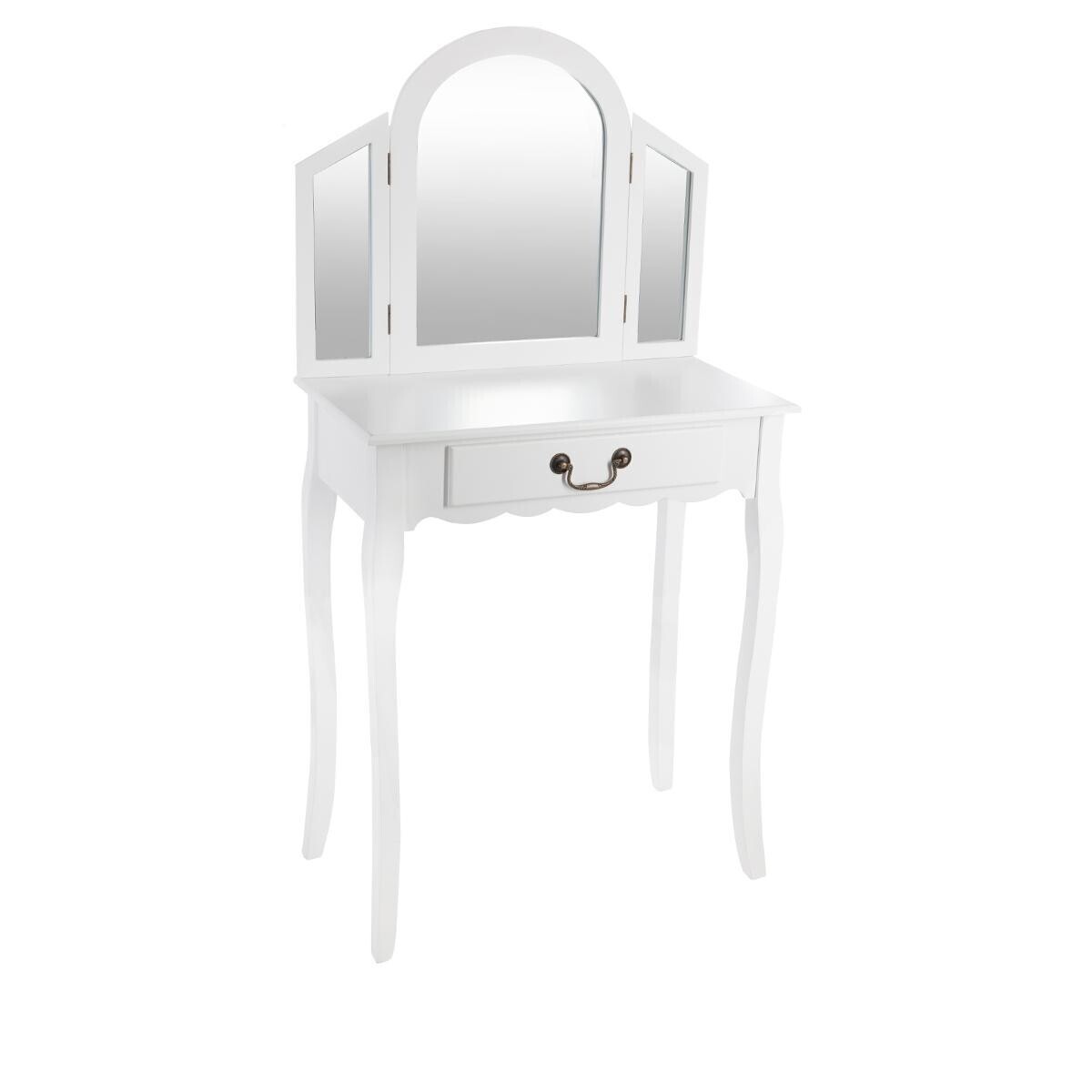 Dressing Table "Aurell" White, 1 drawer White