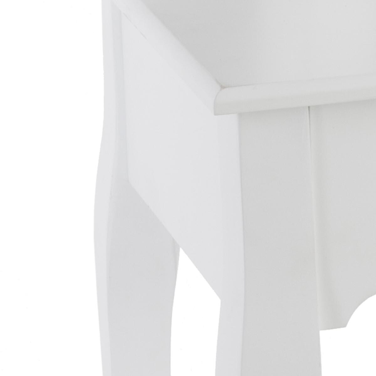 Dressing Table "Aurell" White, 1 drawer White