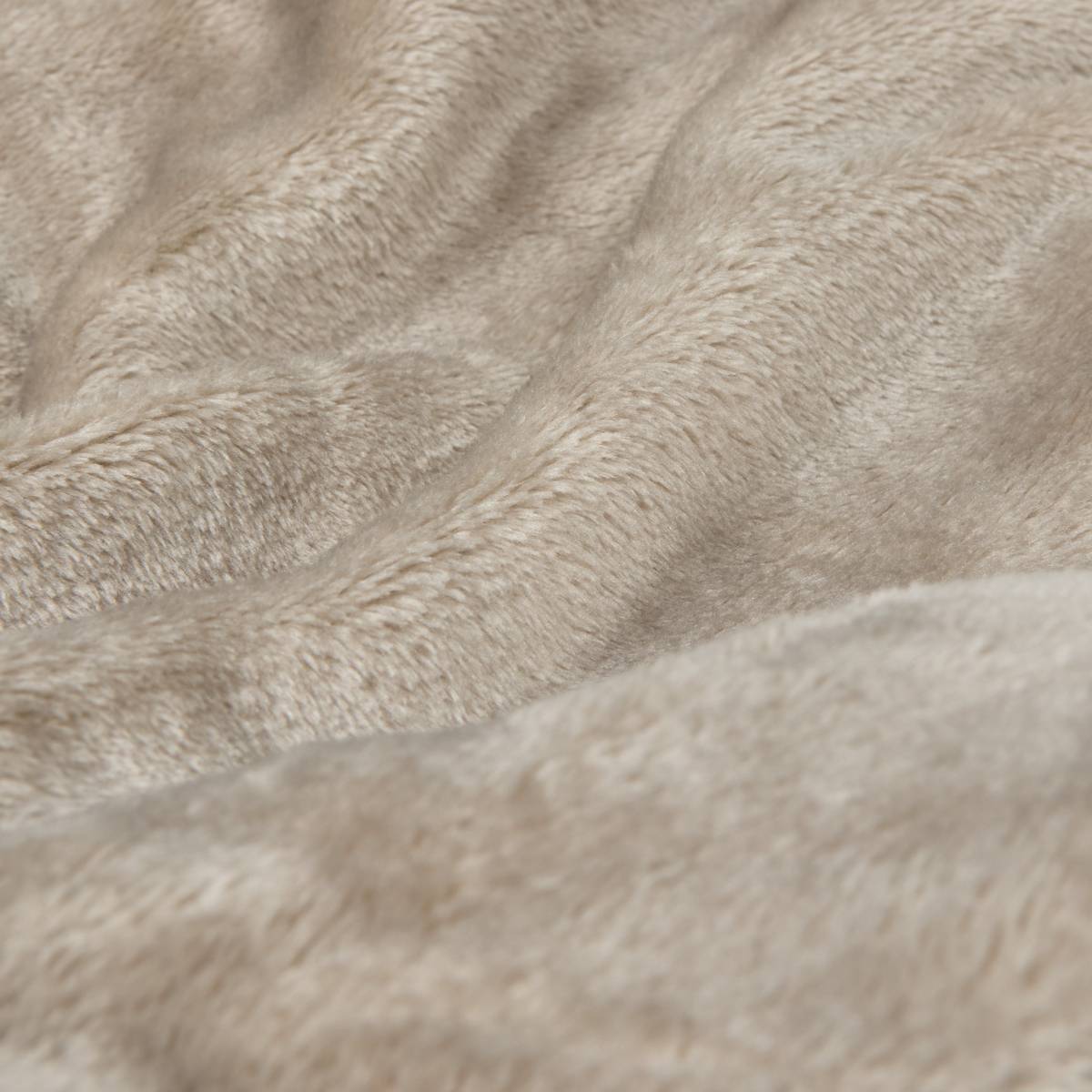 Flannel throw Beige, 180x230 cm Beige