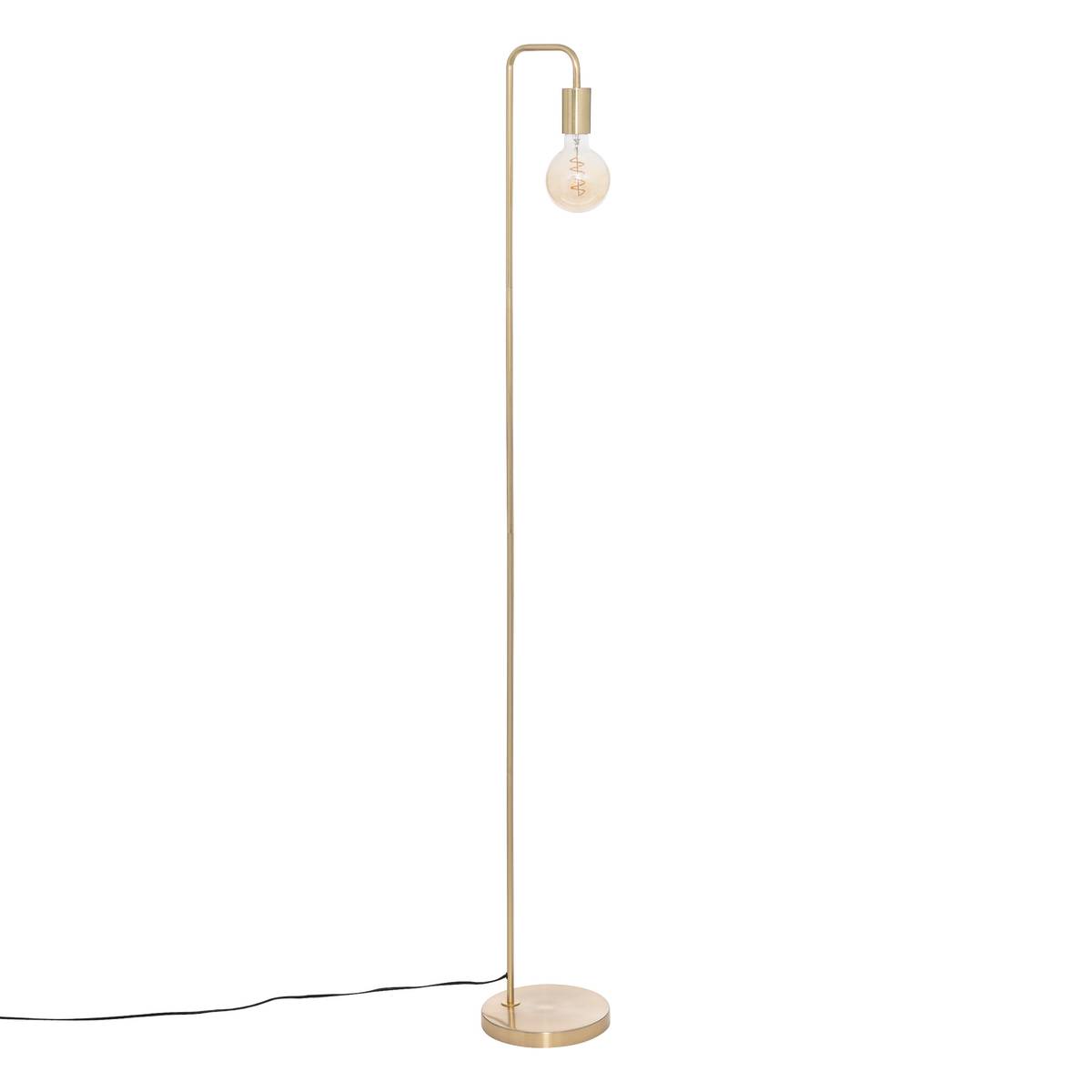 Floor Lamp "Keli", Metal Gold, H.150 cm Gold