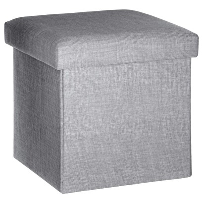 Folding pouf "tomaz" mouse gray
