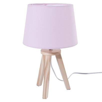 Child's tripod lamp pink, h.31 cm
