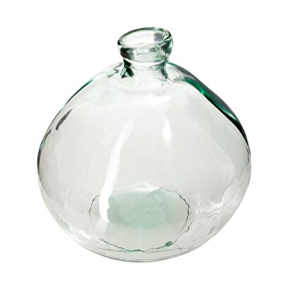 Vase "dame jeanne" transparent, d.33 cm