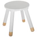 Children's Stool "Softness" White White