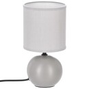 Ceramic Lamp "Timéo" Mouse grey matte, H.25 cm Mouse grey matt