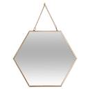 Set of 3 Mirrors "Leny" Gold, L.20/25/30 cm Gold