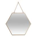 Set of 3 Mirrors "Leny" Gold, L.20/25/30 cm Gold