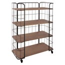Shelf "Jordi" H.98 cm Brown