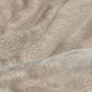 Flannel throw Beige, 180x230 cm Beige