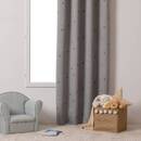 Children's blackout curtain "Cloud" Gray, 140x250 cm Grey