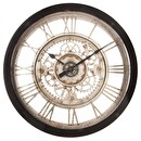 Mechanical Clock "Ivy" D.61 cm Black