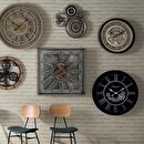 Mechanical Clock "Ivy" D.61 cm Black