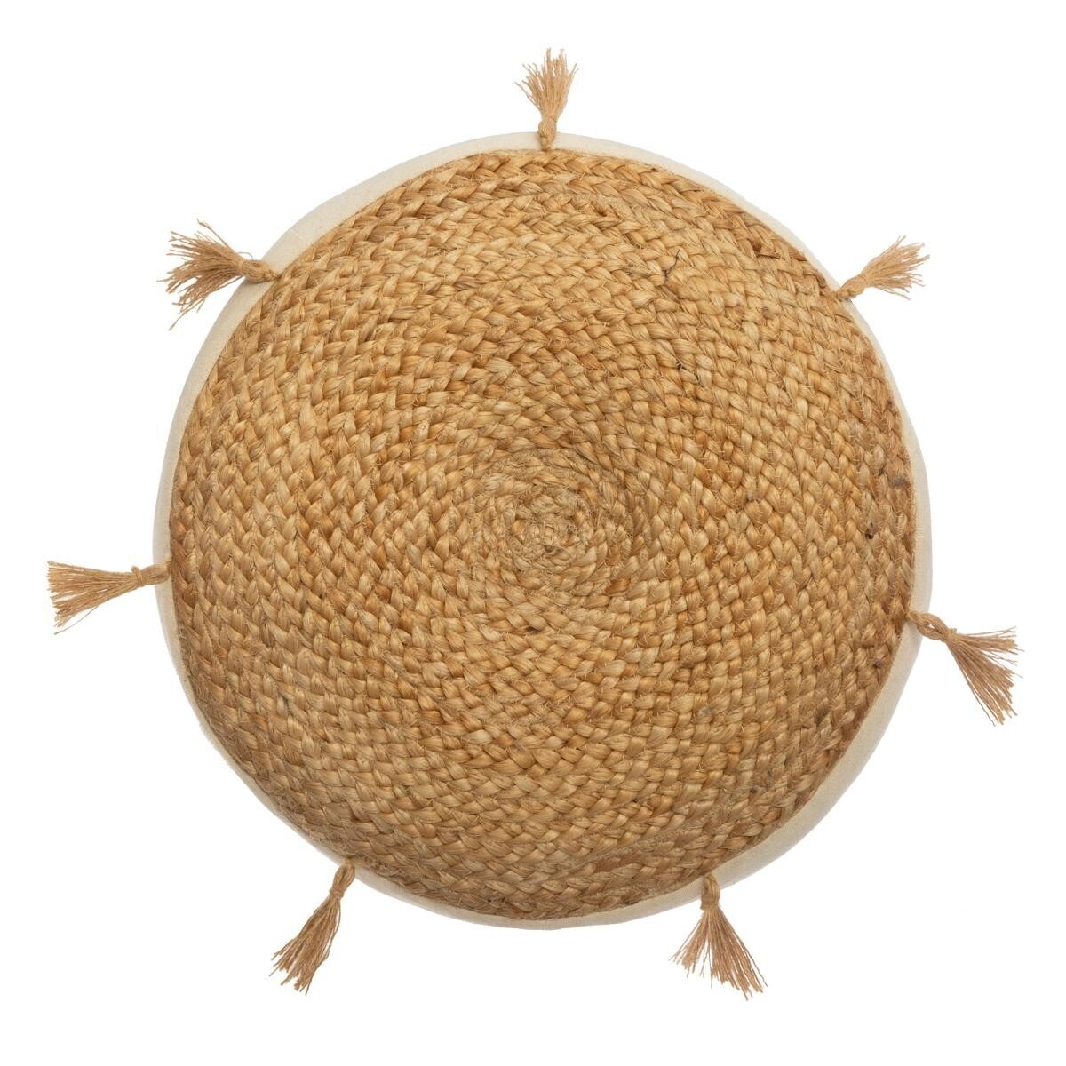 Floor Cushion "Rituality" Beige, Ø 38 cm Beige