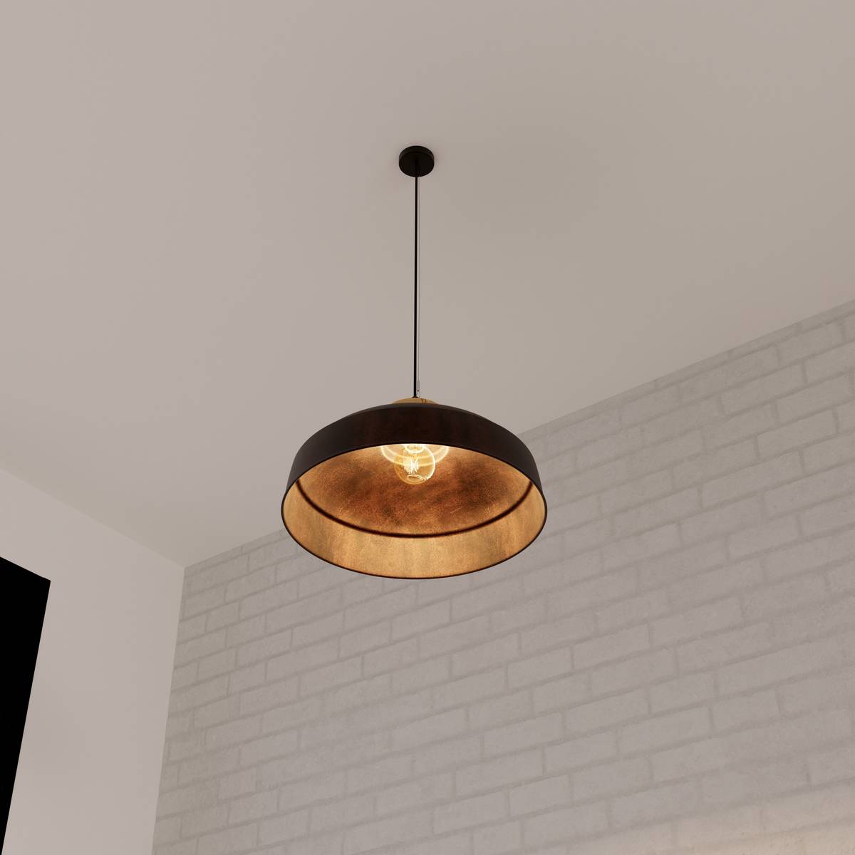 Pendant Light "Prao" Gray, D.57 cm Grey