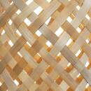 Set of 3 indoor lanterns NOOR Beige H. 52 cm Natural wood