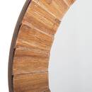 Mirror "Pamela" D.83 cm Brown