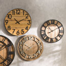 Clock "Abby" D.70 cm Brown
