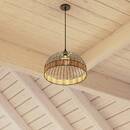 Wire Suspension 'Suwa' Black metal, D.35 cm Black