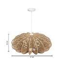 Pendant Light "Tery" Beige, Ø 57 cm Beige
