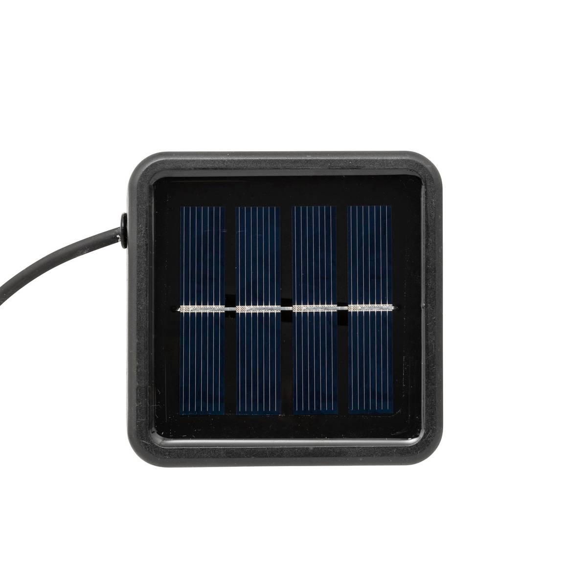 Solar Outdoor String Lights 10 light bulbs Black