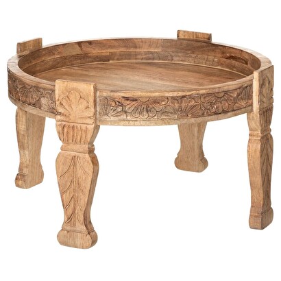 Side table "gypsy" mango wood, &Oslash; 75 cm