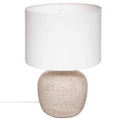 Lamp "davia", ceramic white, h.40 cm