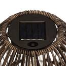 Oval Solar Outdoor Lamp Beige H. 32 cm Beige