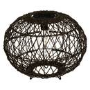 Outdoor Solar Lamp Ball Black Ø 31 cm Black