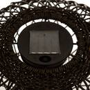 Outdoor Solar Lamp Ball Black Ø 31 cm Black