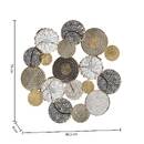 Wall decoration "Leana" 80x80 cm Multicolored
