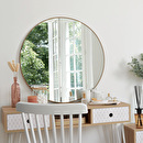 Mirror "Alice" Gold, D.76 cm Gold