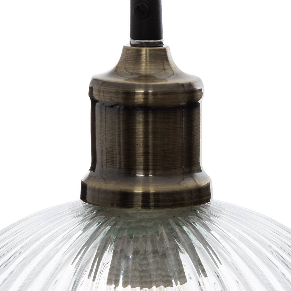 Pendant Light "Laye" Glass, D.20 cm Transparent
