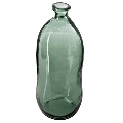 Vase "dame jeanne" khaki green, h.73 cm