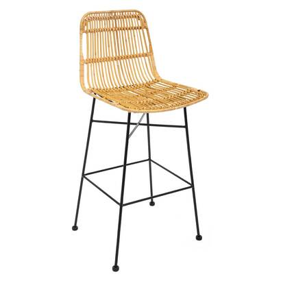 Bar chair "kubu" rattan