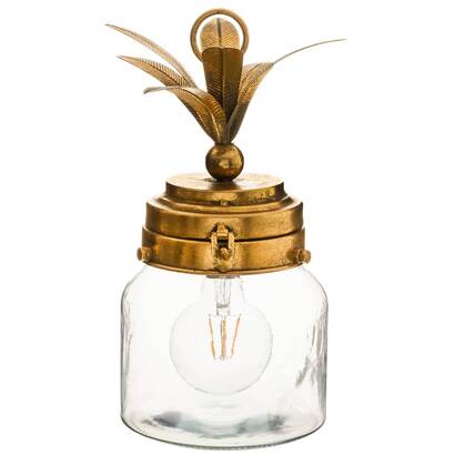 Led lamp "pineapple" gold, h.33 cm