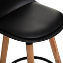Bar stool "Maxon" Black Black